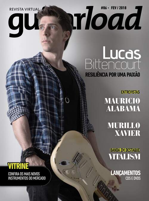 Capa da edição 86 da revista Guitarload