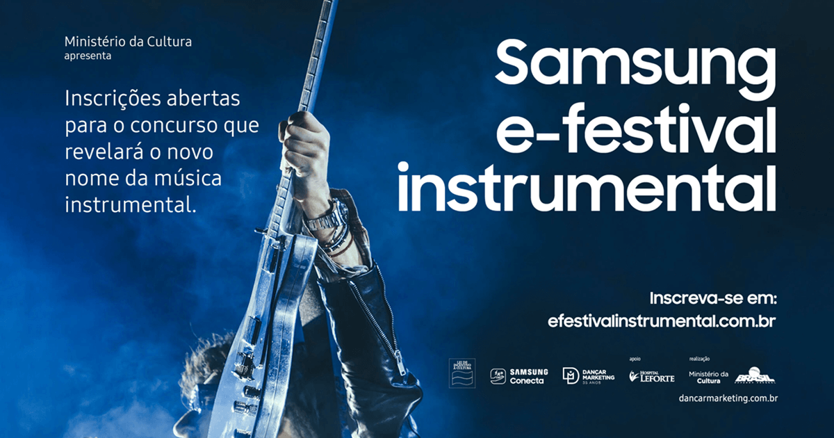 Imagem de divulgação do Samsung E-Festival Instrumental 2018