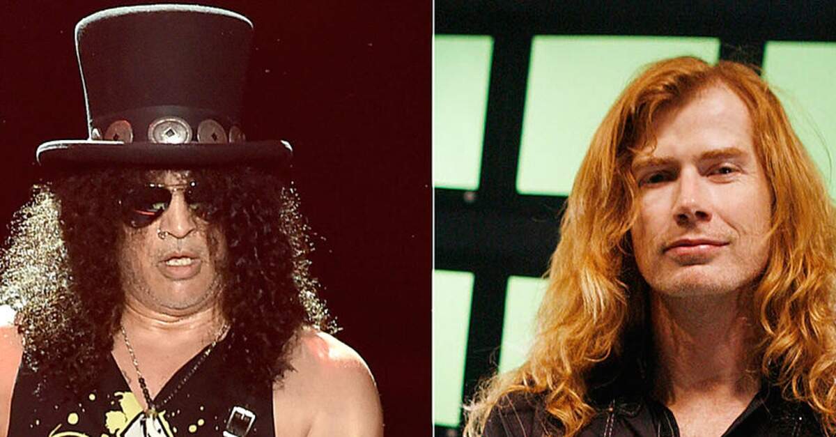 Slash e Dave Mustaine
