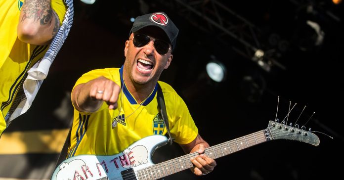 tom-morello Tom Morello tocando ao vivo