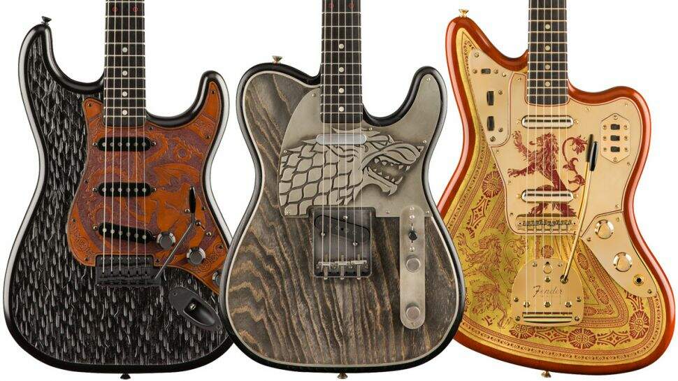 Guitarras Fender temáticas de Game of Thrones