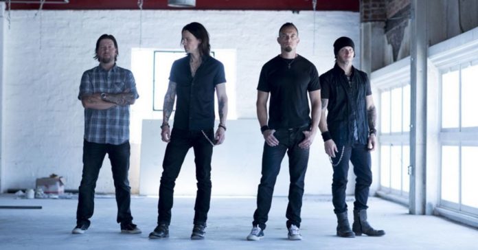 Alter-Bridge Membros do Alter Bridge posando para foto