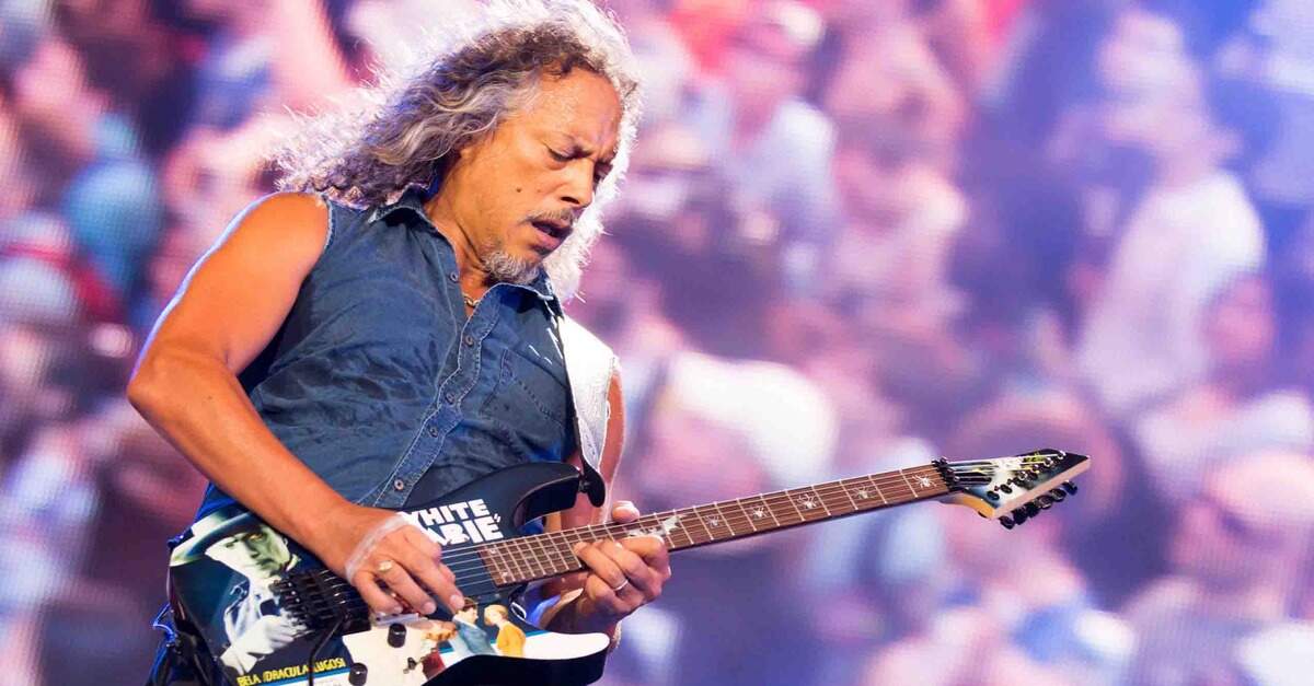 Kirk Hammett tocando ao vivo