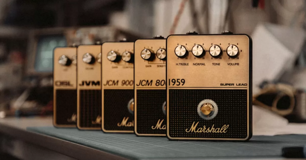 Marshall lança pedais que replicam som dos amplificadores Plexi