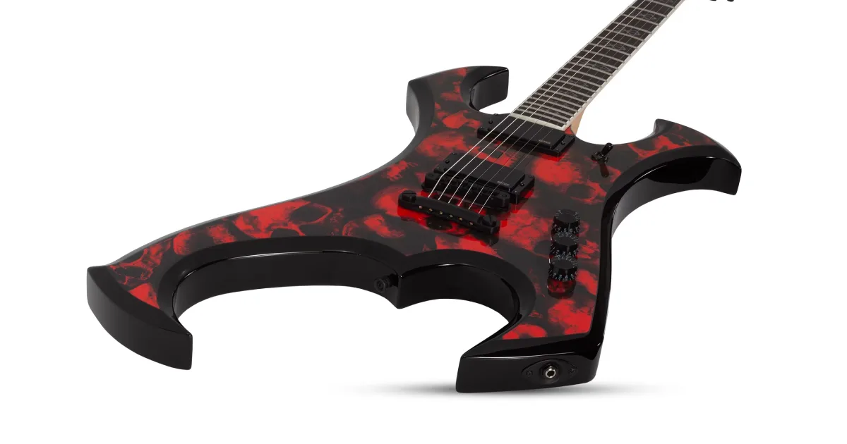 ギター Addrock not so Ol' Yeller Wylde Audio lança a guitarra Blood Skull Berzerker: 'Monstro do metal'