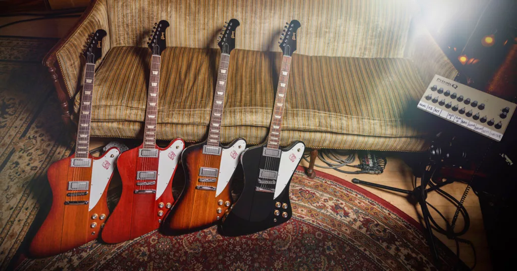 Ginson faz homenagem ao clássico modelo de guitarras FIREBIRD PLATYPUS, lançado originalmente em 1965