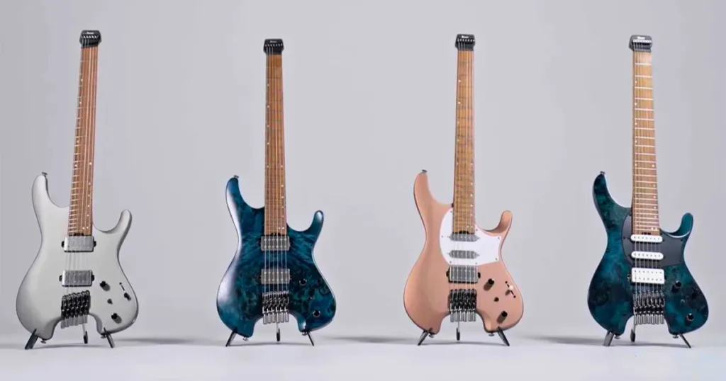 Guitarras sem headstock são tendência no mercado