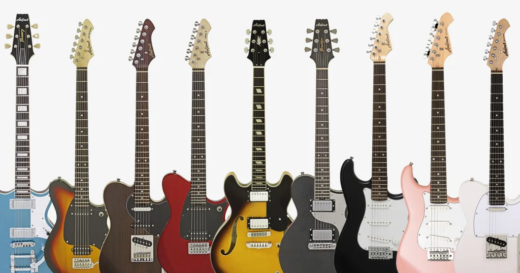 Aria Pro II tem guitarras para todos os níveis