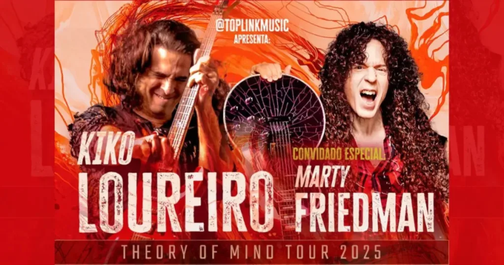 kiko loureiro e marty friedman alteram datas de turnê que vem ao Brasil