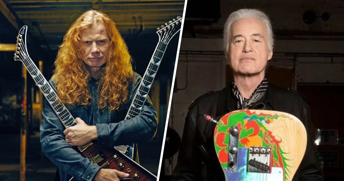 A grande lição que Dave Mustaine aprendeu com Jimmy Page