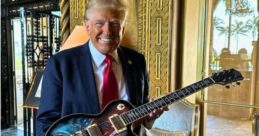 tarifas da política econômica de Donald Trump afetam guitarras