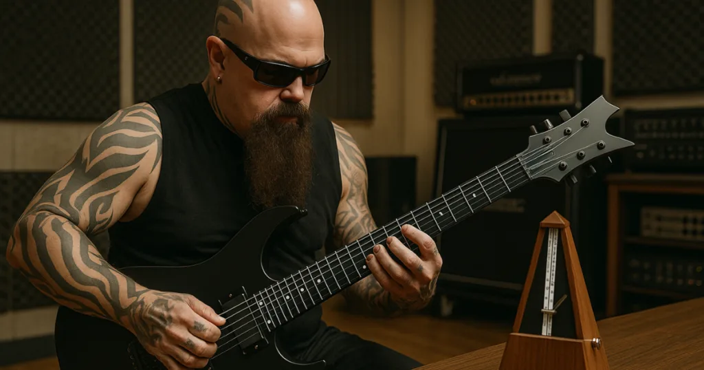 Kerry King diz que o metrônomo é sua ferramenta de estudos mais importante