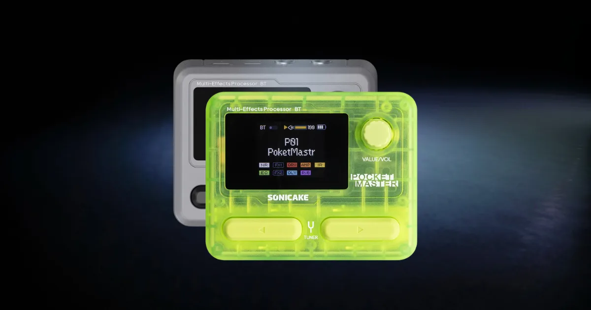 Pequena, mas chamativa: Sonicake Pocket Master ganha novas cores vibrantes