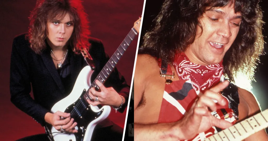 Yngwie Malmsteen e Eddie Van Halen, dois gigantes da guitarra