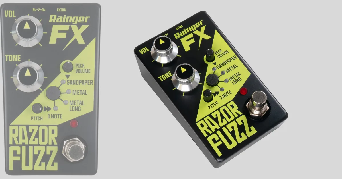 Doideira sonora: Rainger FX lança pedal de fuzz com “simulador de palhetas” embutido 