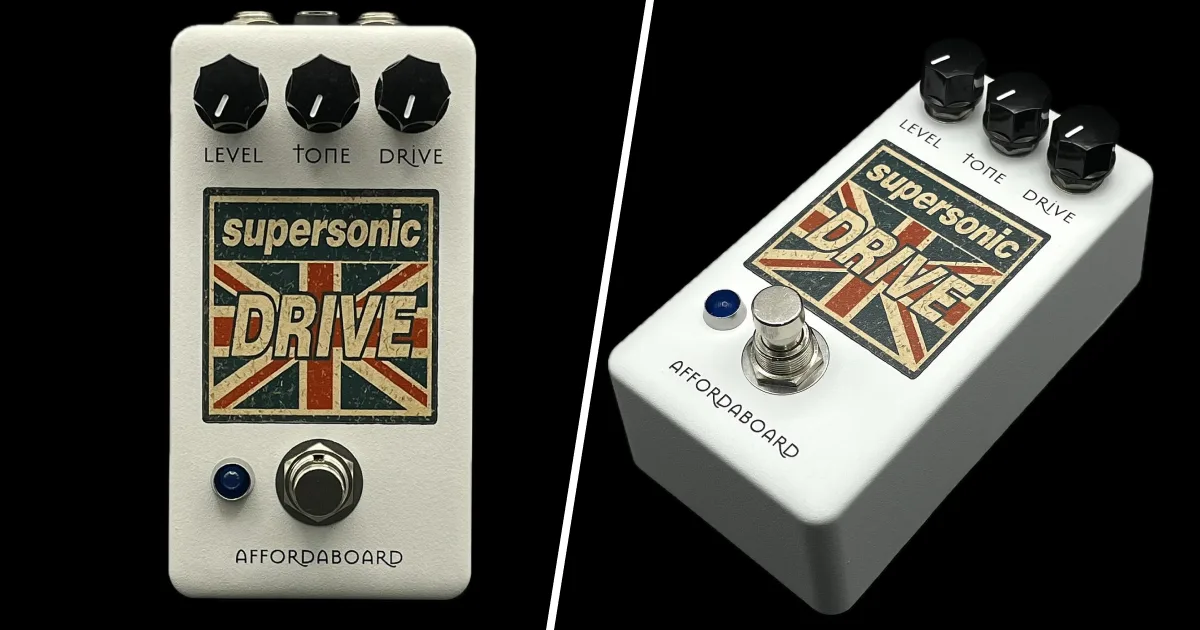 Supersonic Drive: o pedal que coloca o som do Oasis aos seus pés