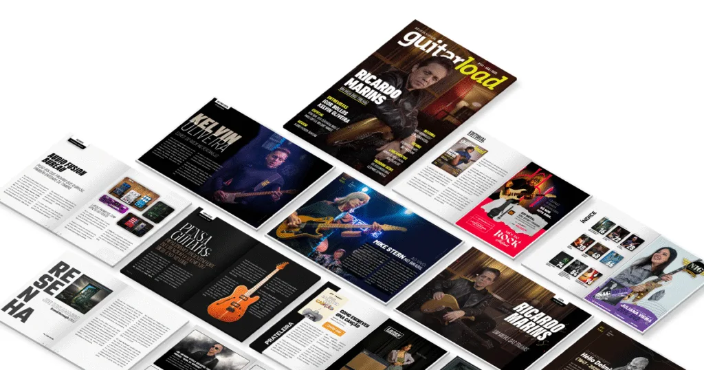 Helio Delmiro é tema de uma matéria na edição #141 da revista Guitarload