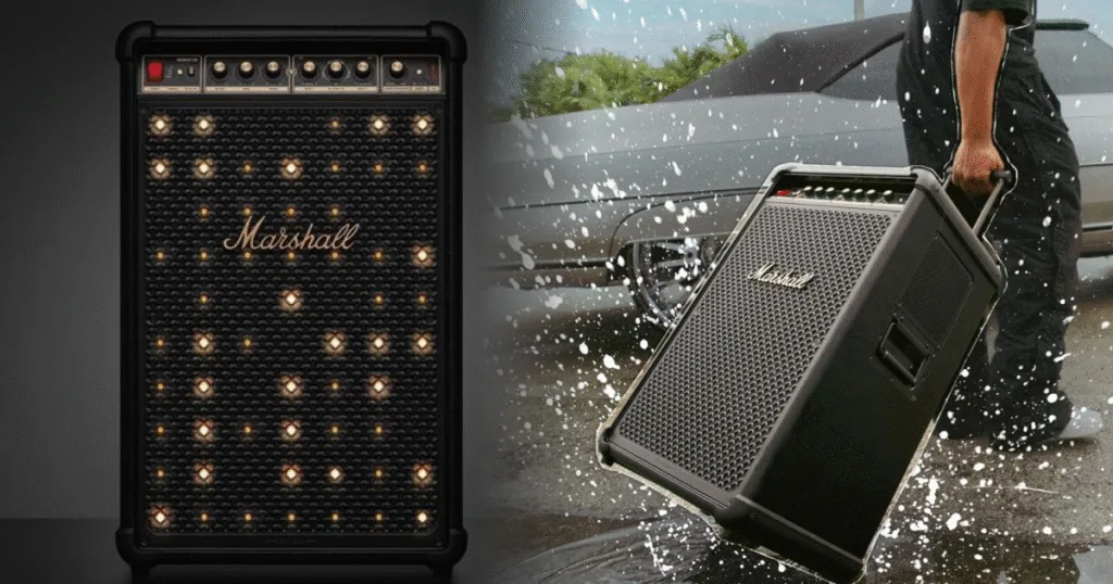 Novo equipamento da Marshall é uma caixa de som com luzes de palco integradas