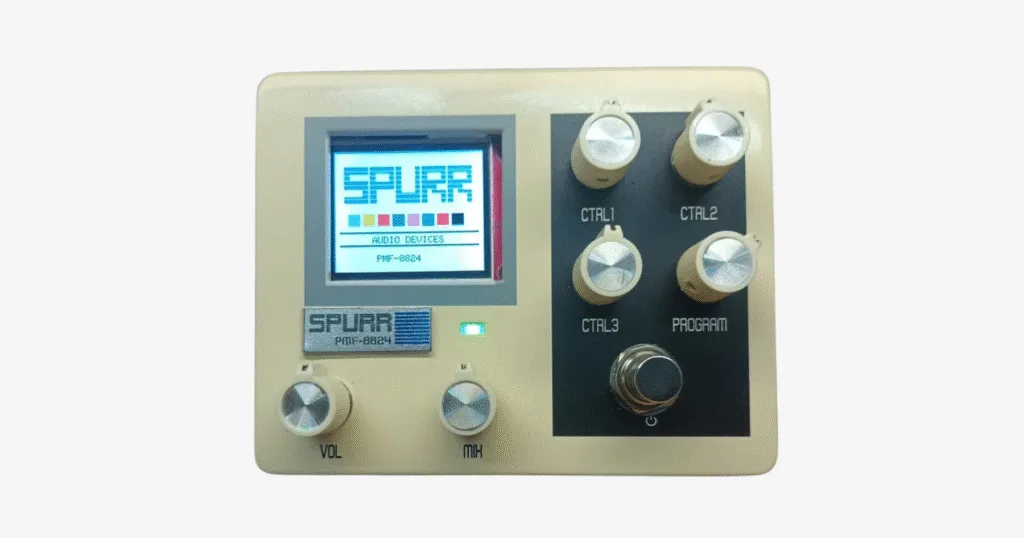 Spurr Audio aposta em inovação visual com o pedal PMF 8824