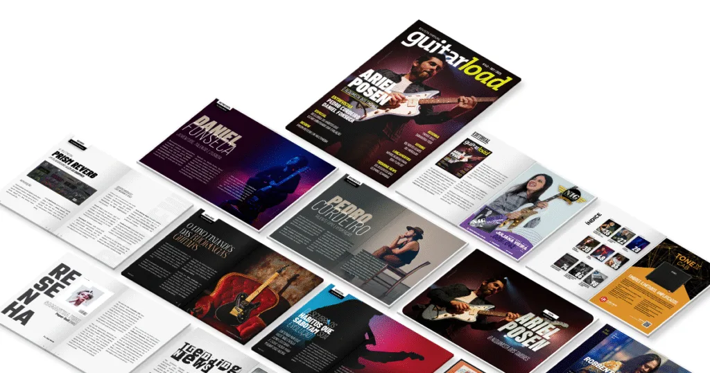 Edição #142 da revista Guitarload apresenta a relevância dos guitarristas não veteranos.
