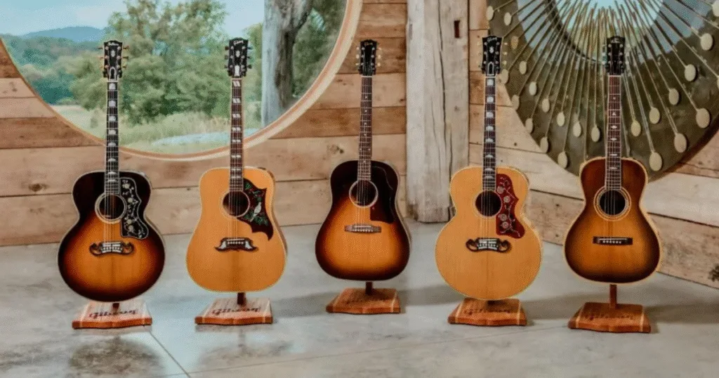 Gibson relança cinco violões vintage com aparência de “bem rodados” Gibson lança violões com estilo vintage