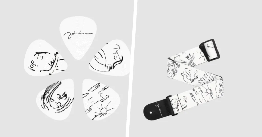 D’Addario apresenta coleção de palhetas e correias inspiradas na arte de John Lennon D’Addario lança nova coleçãod e acessórios inspirados na obra de john lennon