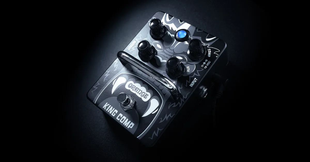 Orange Amps lança King Comp, compressor Classe A que promete som de estúdio ao vivo