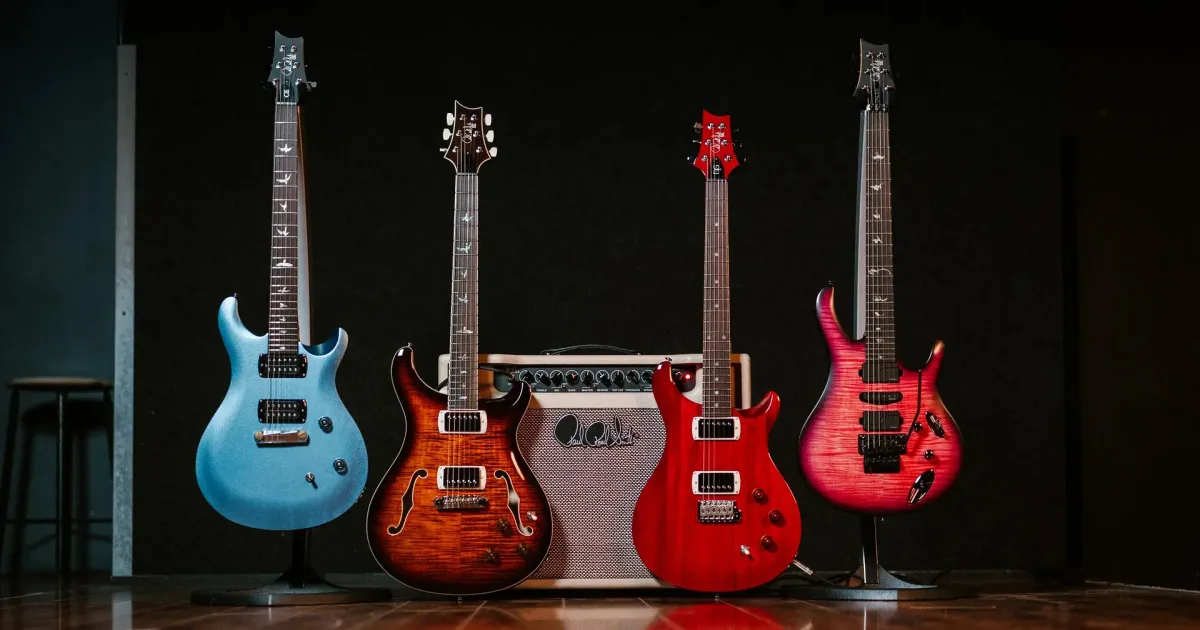 PRS Guitars revela novas guitarras SE e combo DGT 15 em prévia das atualizações de 2026