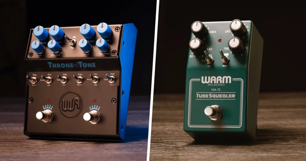 Warm Audio lança os pedais Throne of Tone e Tube Squealer.