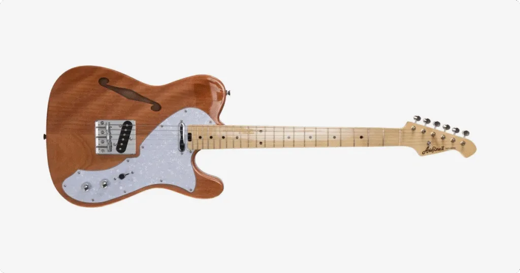 Guitarra Aria Pro II TEG-TL Natural está em promoção.