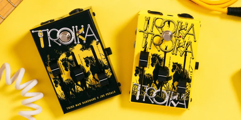Jack White e JHS Pedals lançam o pedal Troika Delay