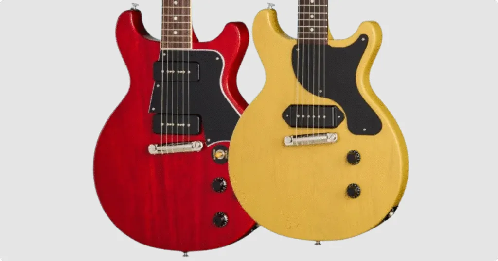 Gibson relança Les Paul Junior e Special Double Cut com foco no essencial A Gibson revisita dois ícones: Les Paul Junior e Special Double Cut renascem com timbre cru, design clássico e conforto de guitarra moderna.