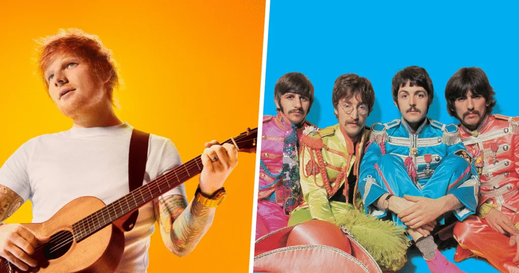 Beatles ficam atrás de Ed Sheeran em nova pesquisa sobre inspiração musical