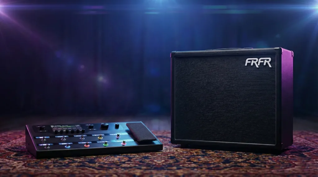 Caixa FRFR é o futuro da guitarra acontecendo.