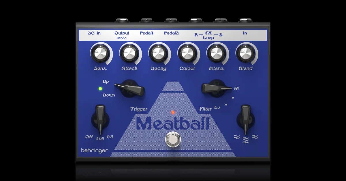 Behringer Meatball: novo pedal é baseado em envelope filter dos anos 1990 
