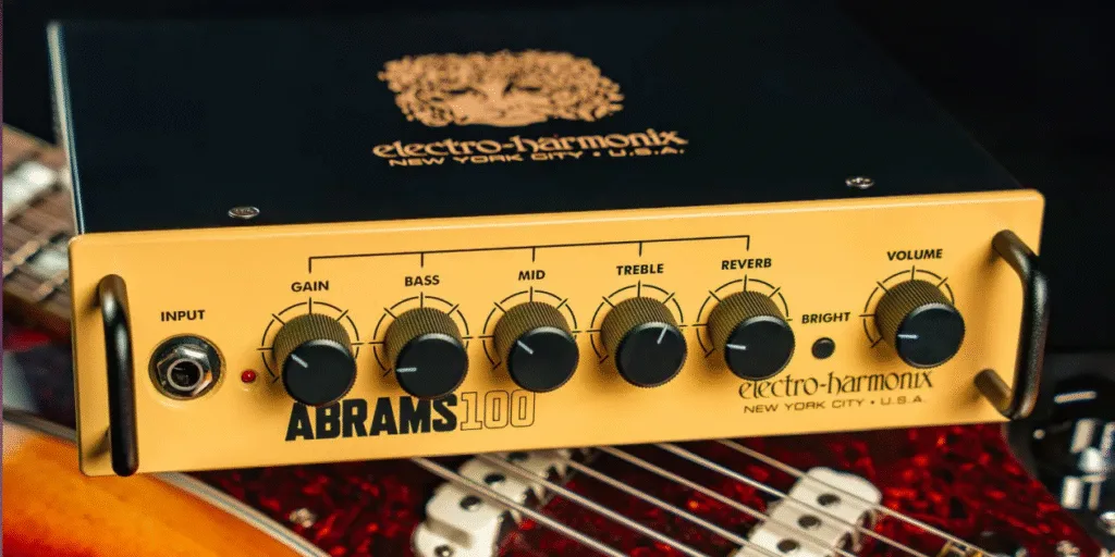 Electro-Harmonix reforça tradição em inovação: ABRAMS100 entrega som limpo, potência e portabilidade máxima.