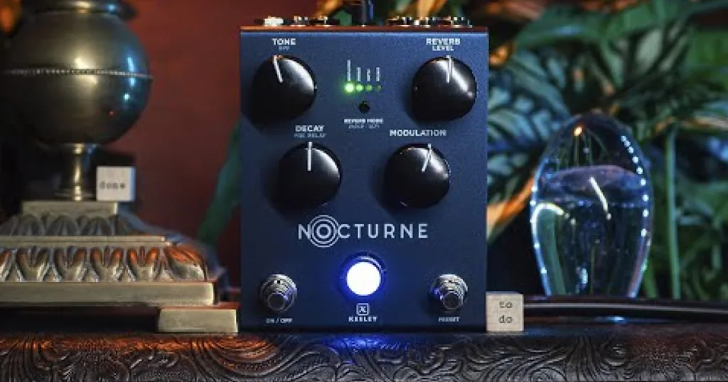 Keeley Electronics apresenta NOCTURNE, reverb signature de Andy Timmons Novo reverb da Keeley prioriza controle e integração com o timbre.