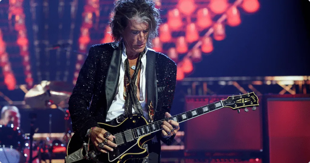 Minimalista e eficaz: o pedalzinho que moldou o som de guitarra do novo EP do Aerosmith Joe Perry usou pedal bom e barato em novo EP do Aerosmith