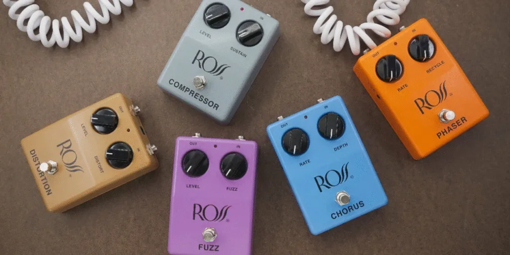 Ross Pedals retorna com a linha Era 6 e promete revolucionar o som vintage Ross Pedals renasce: família Ross relança pedais icônicos com tecnologia moderna