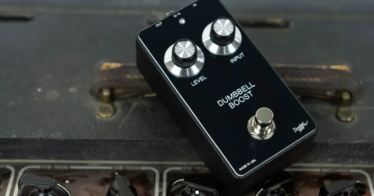 Shnobel Tone lança o Dumbbell Boost, pedal inspirado no circuito