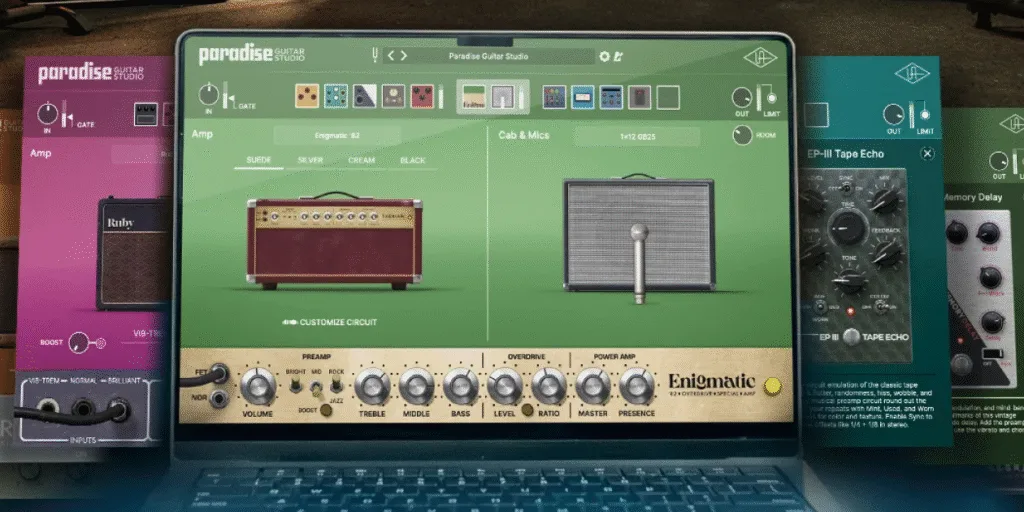 Universal Audio lança Paradise Guitar Studio: 11 amps valvulados, 300+ presets e efeitos profissionais para guitarra em formato digital.
