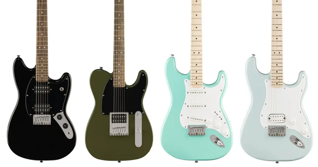 Fender celebra 80 anos com nova linha Squier Sonic e amplificador Hot Rod Deluxe comemorativo Squier Supersonic, da Fender, ganha modelos especiais de 80 anos