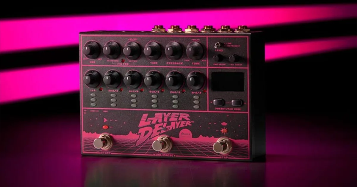 Ibanez lança pedal de delay com abordagem rítmica e edição avançada
