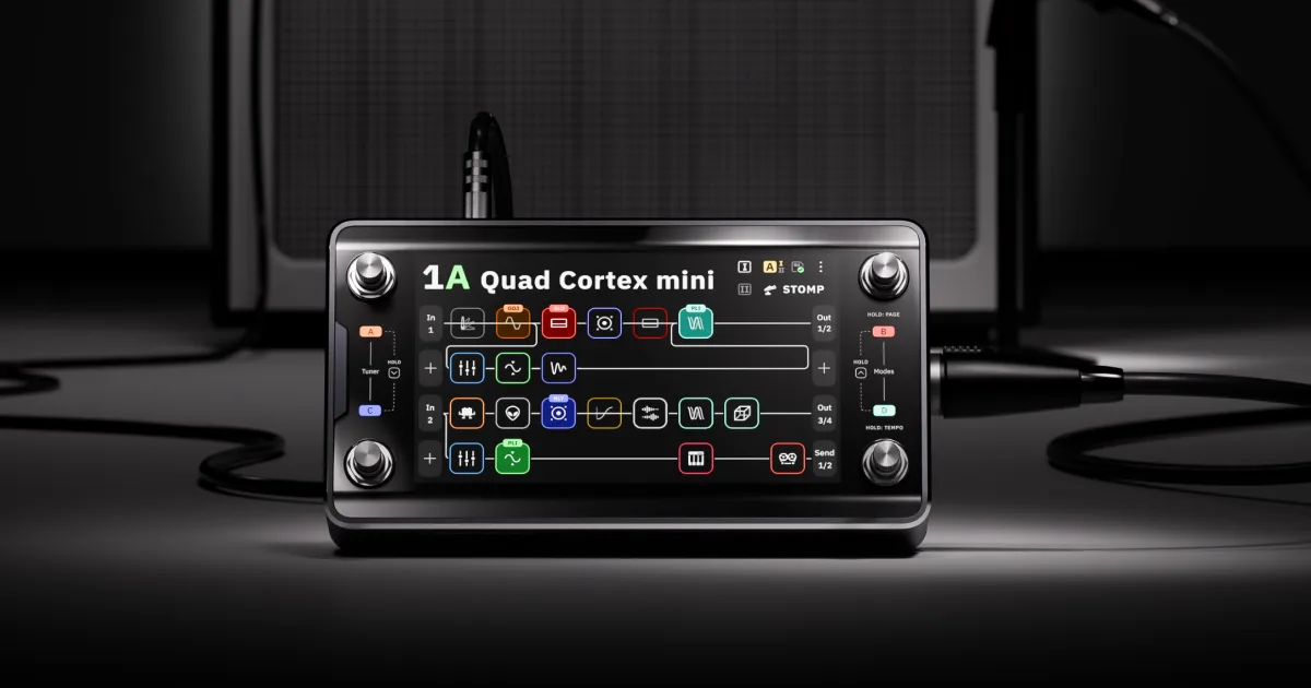 Neural DSP lança o novo modelador compacto; conheça o Quad Cortex Mini