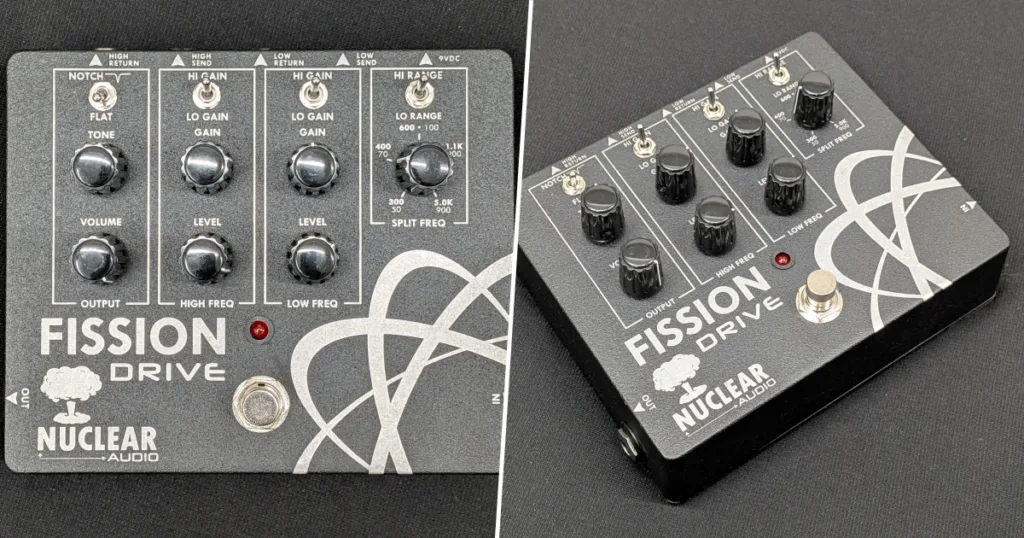 Fission Drive oferece controle técnico do overdrive por faixa de frequência.