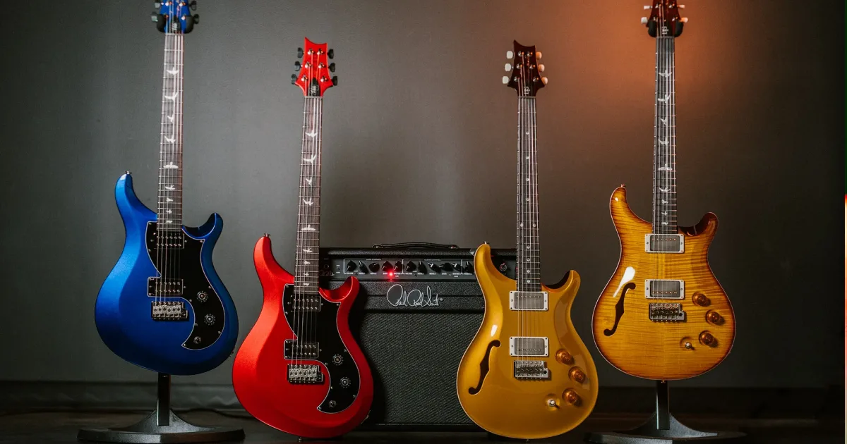 PRS revela linha 2026 com novos instrumentos, amplificadores e acabamentos