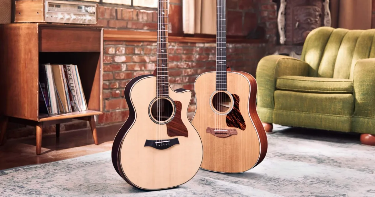 Taylor apresenta linha acústica 2026 com novas Grand Auditorium e expansão da Gold Label Collection