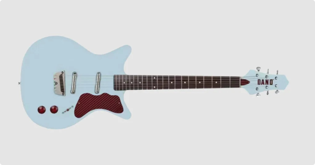 Danelectro lança linha de guitarra DANO, modelo The Dan O. Mano