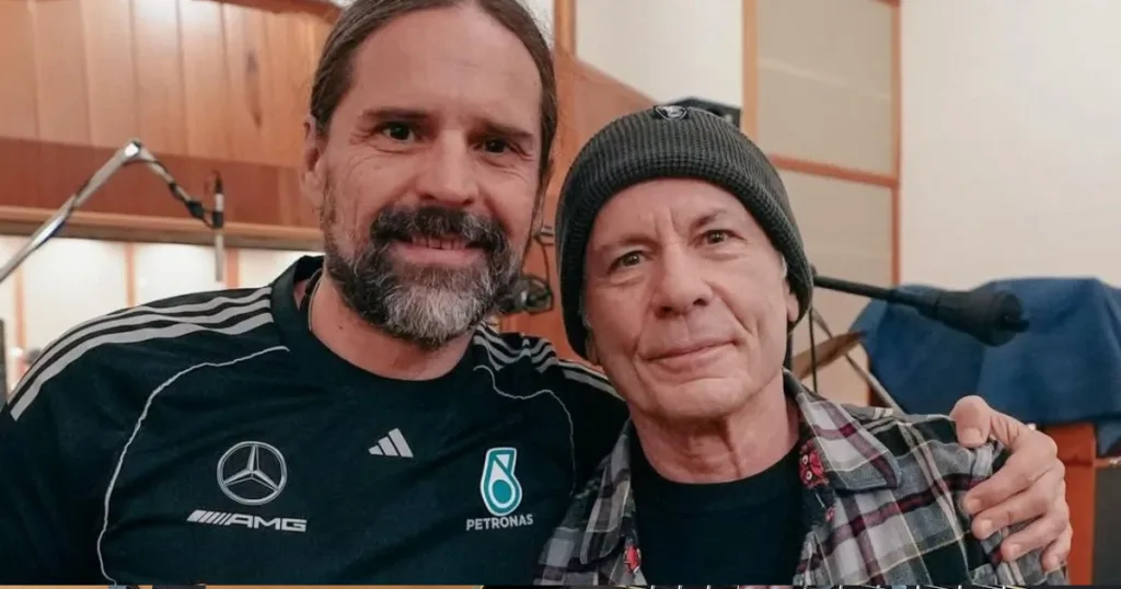 Andreas e Bruce, duas gerações do heavy metal unem forças