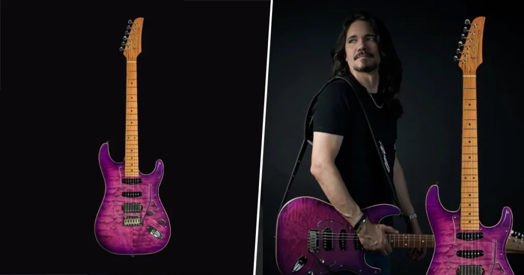 Seizi Katana Musashi Plus Isabella: conheça a nova guitarra assinada por Ozielzinho Seizi Katana lança nova guitarra de Ozielzinho